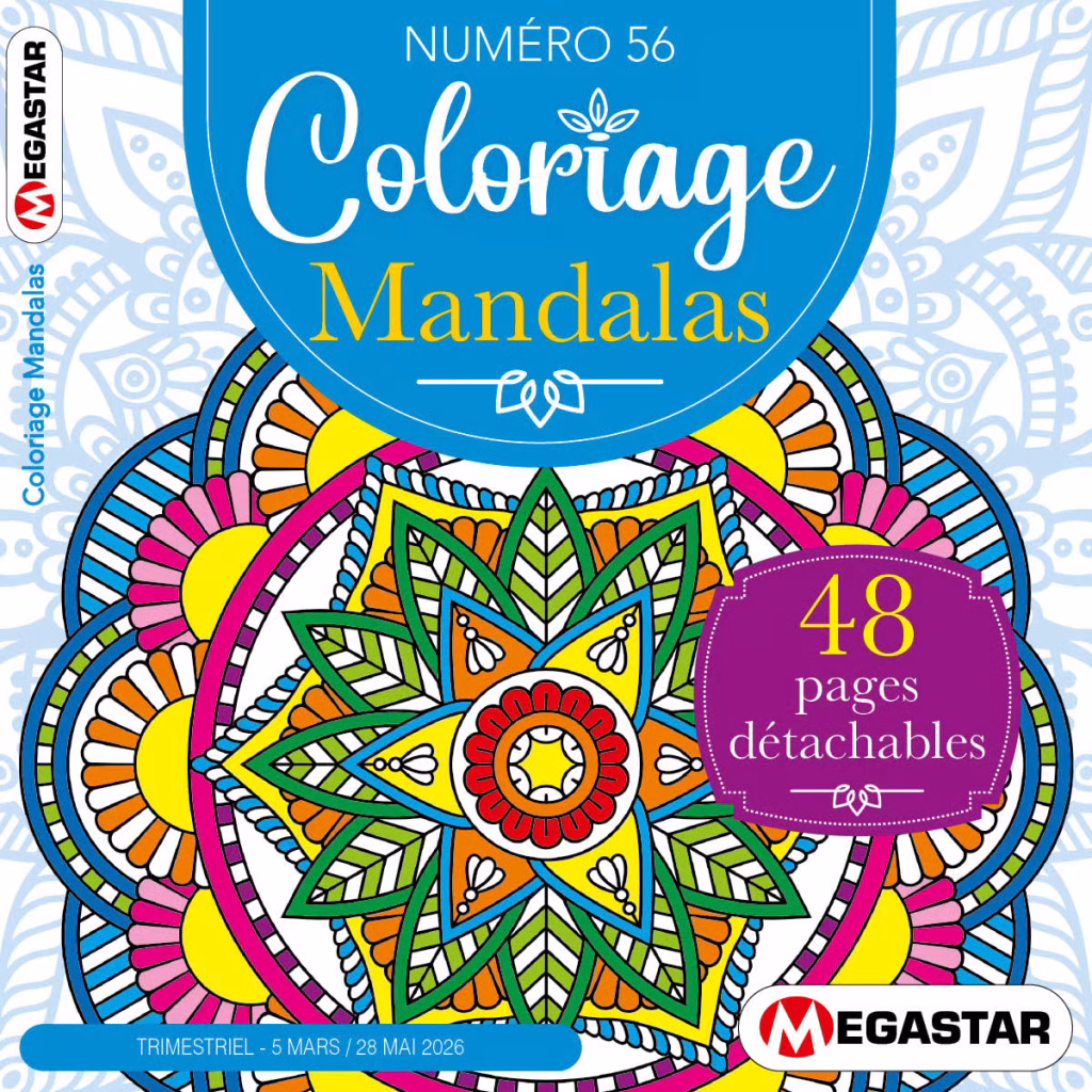 Mégastar propose des coloriages jeux pour détendre votre esprit